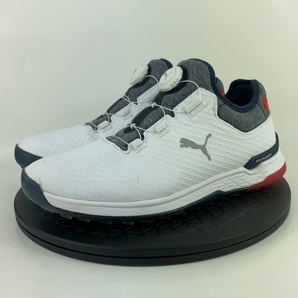 Puma Proadapt Alphabet Disc Spikeless White Golf Shoes 376043-03